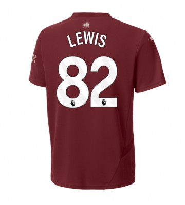 Manchester City Rico Lewis #82 Tercera Equipación 2024-25 Manga Corta